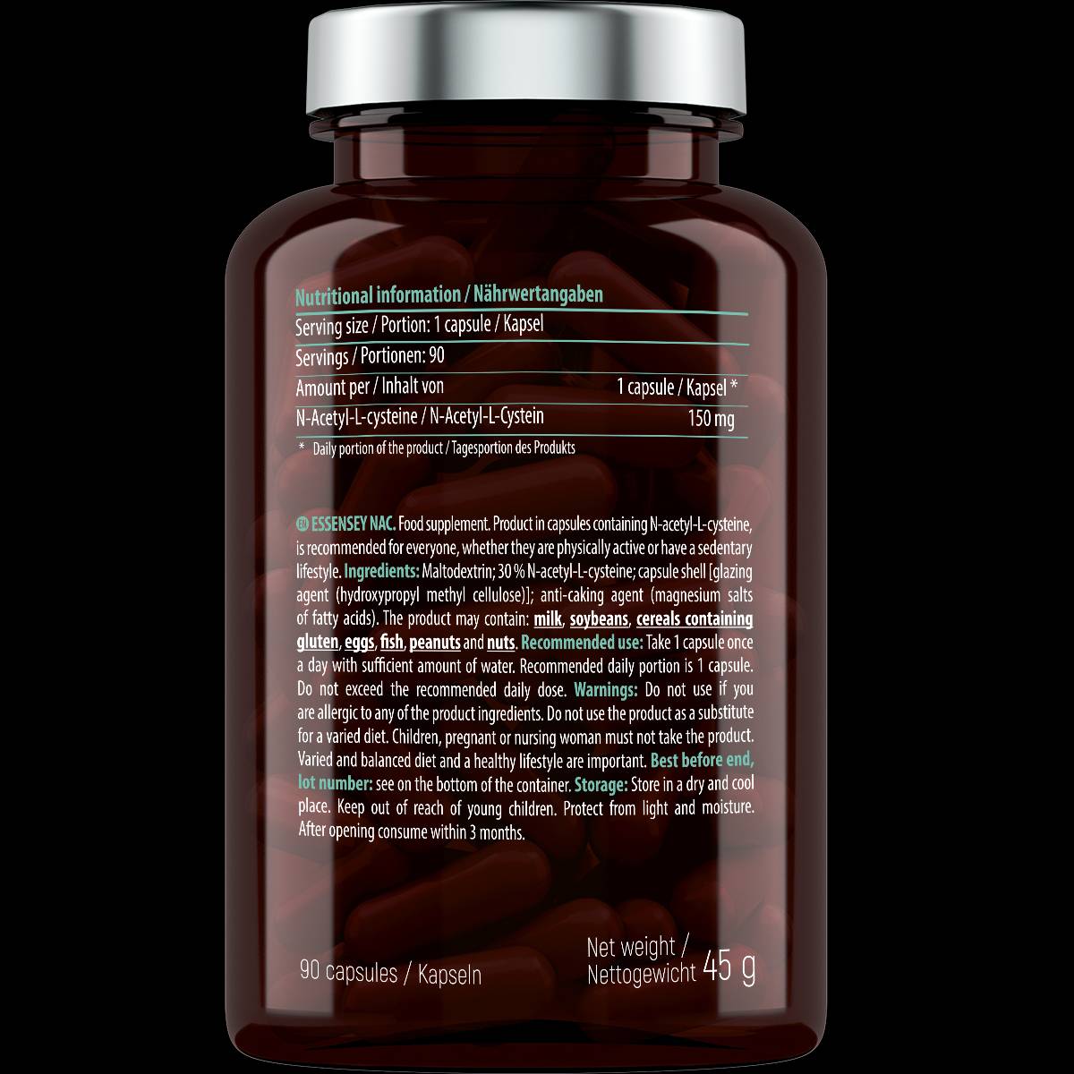 NAC 150 mg 90 Kapseln