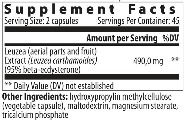 Ecdysteron/Leuzea-Extrakt – 90 Kapseln