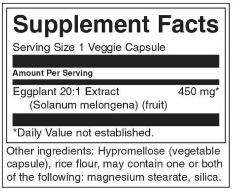 Auberginenextrakt 20:1 450 mg – 30 Kapseln