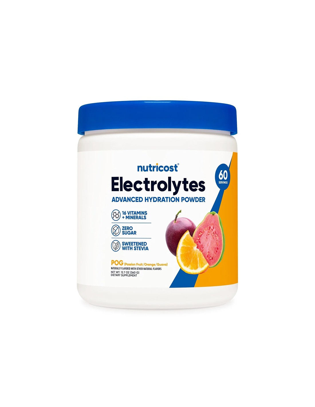 Elektrolytbalance - Electrolytes Advanced Hydration, 360 g Pulver, Passionsfrucht-, Orangen- und Guavengeschmack