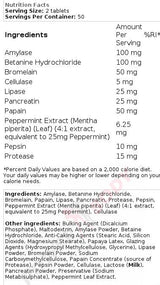 Enzymformel | Vollspektrum-Formel – 100 Tabletten