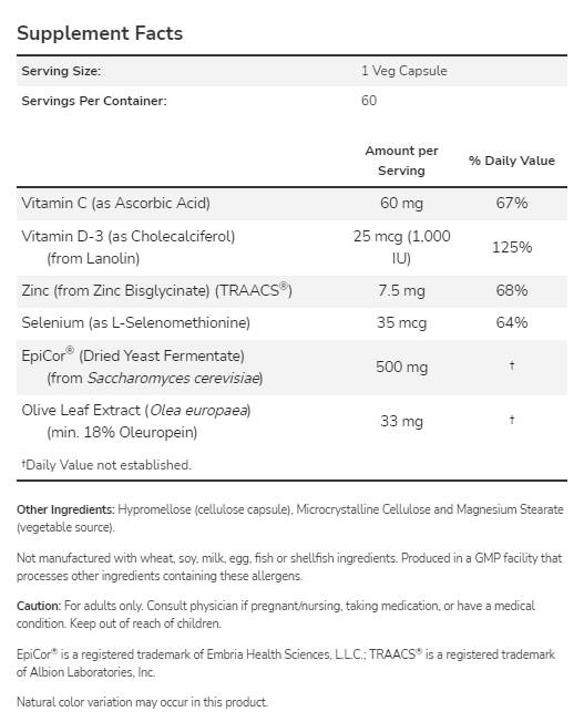 EpiCor® Plus Immunität – 60 Kapseln