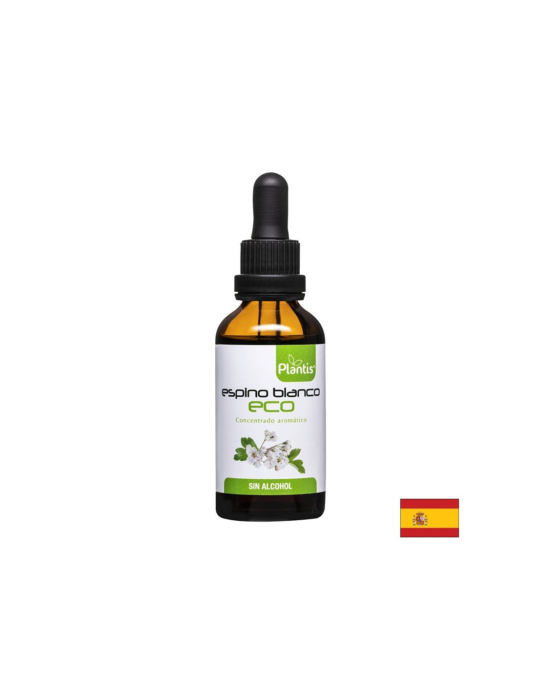 Weißdorn - Herzgesundheit - Espino blanco Eco Plantis®, Tinktur ohne Alkohol, 50 ml