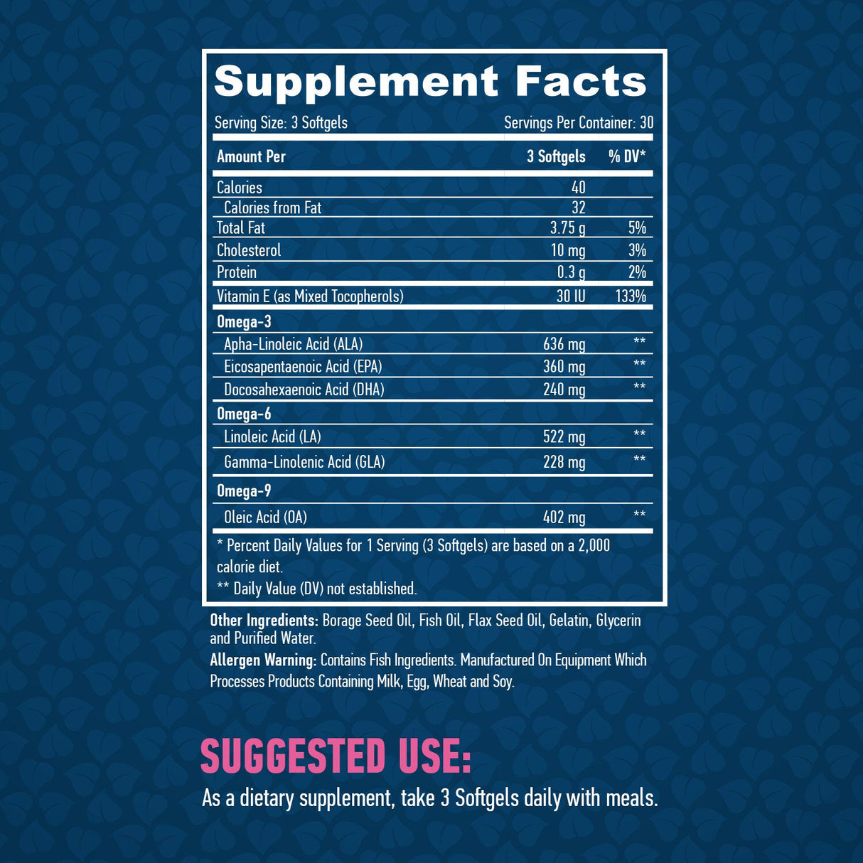 Essentielle Fettsäuren 1250 mg/90 Soft