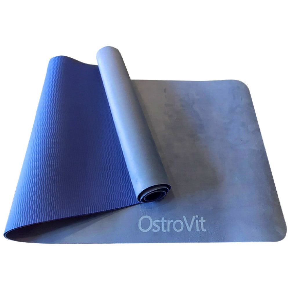 Übungs-Yogamatte mit Plüsch-Mikrofaser | Yoga-Trainingsmatte mit Plüsch-Mikrofaserbezug, 183 x 61 x 0,5 cm