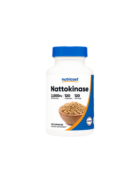 Cardiovascular system - Nattokinase, 120 Nutricost capsules - Nutra Best Europe