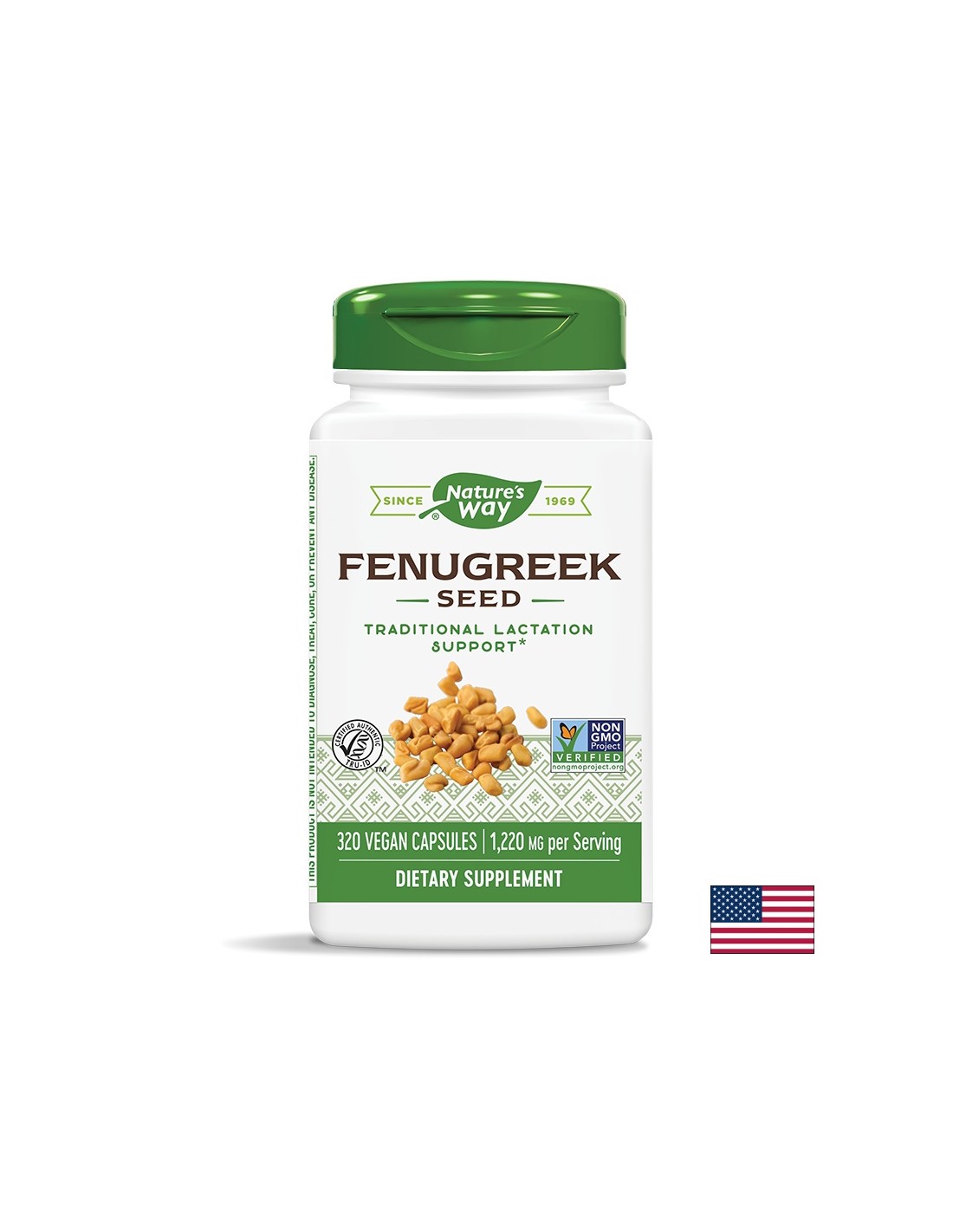 Bockshornkleesamen/Bockshornklee (Samen) 610 mg x 320 Kapseln Nature's Way
