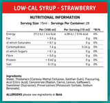 Fit Cuisine kalorienarmer Sirup | Erdbeere - 425 ml