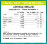 Fit Cuisine kalorienarmer Sirup | Twirler-Eiscreme – 425 ml