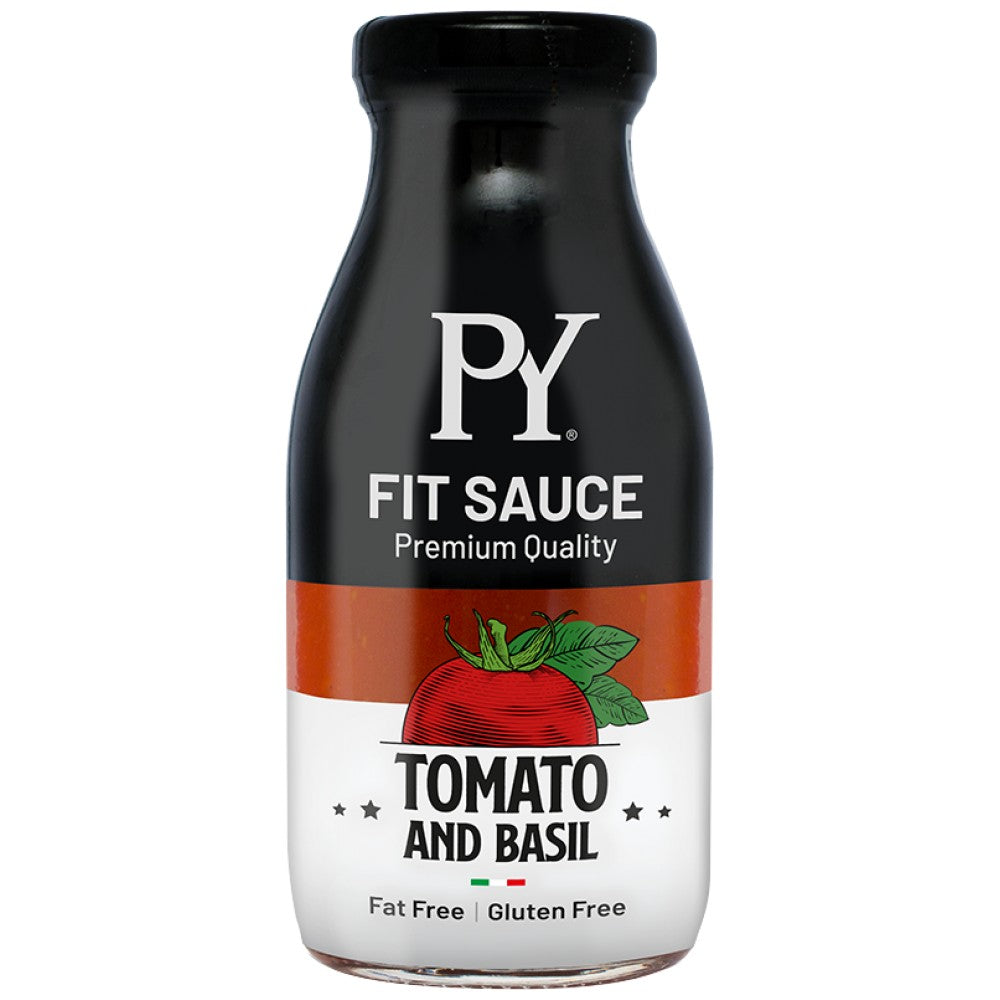 Fit-Sauce – kalorienarm | Tomaten und Basilikum 250 Gramm