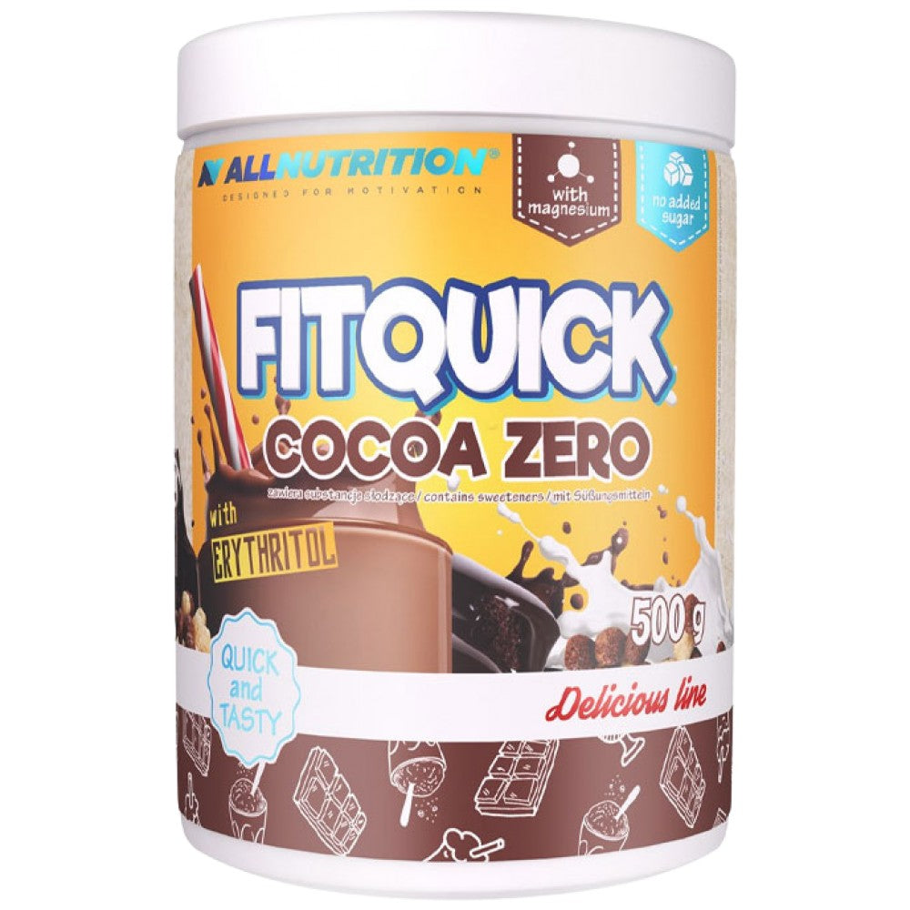 FitQuick Cocoa Zero | mit Erythritol - 500 Gramm