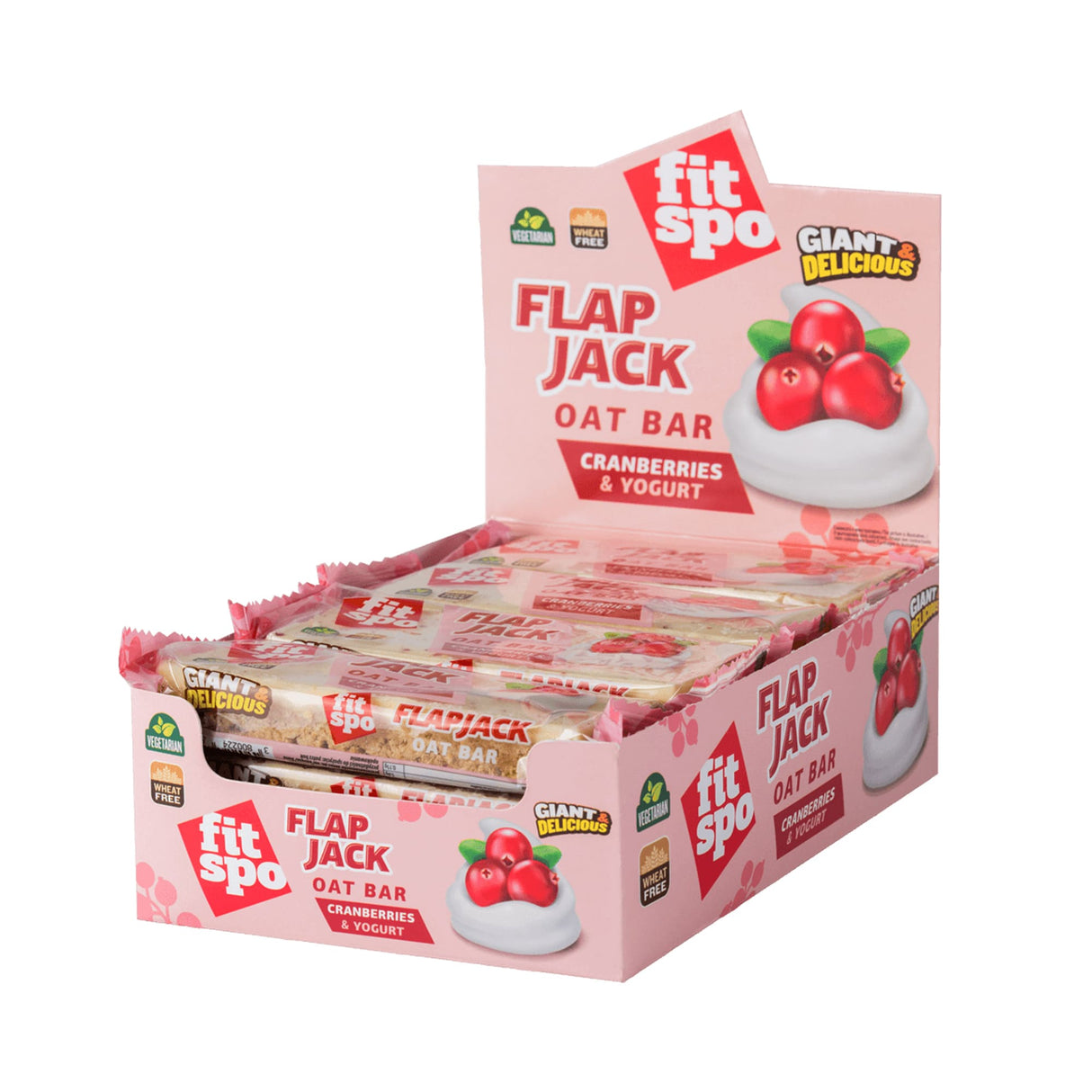 Flap Jack – Energy Oat Bar Cranberries und Joghurt – 12 x 90 Gramm
