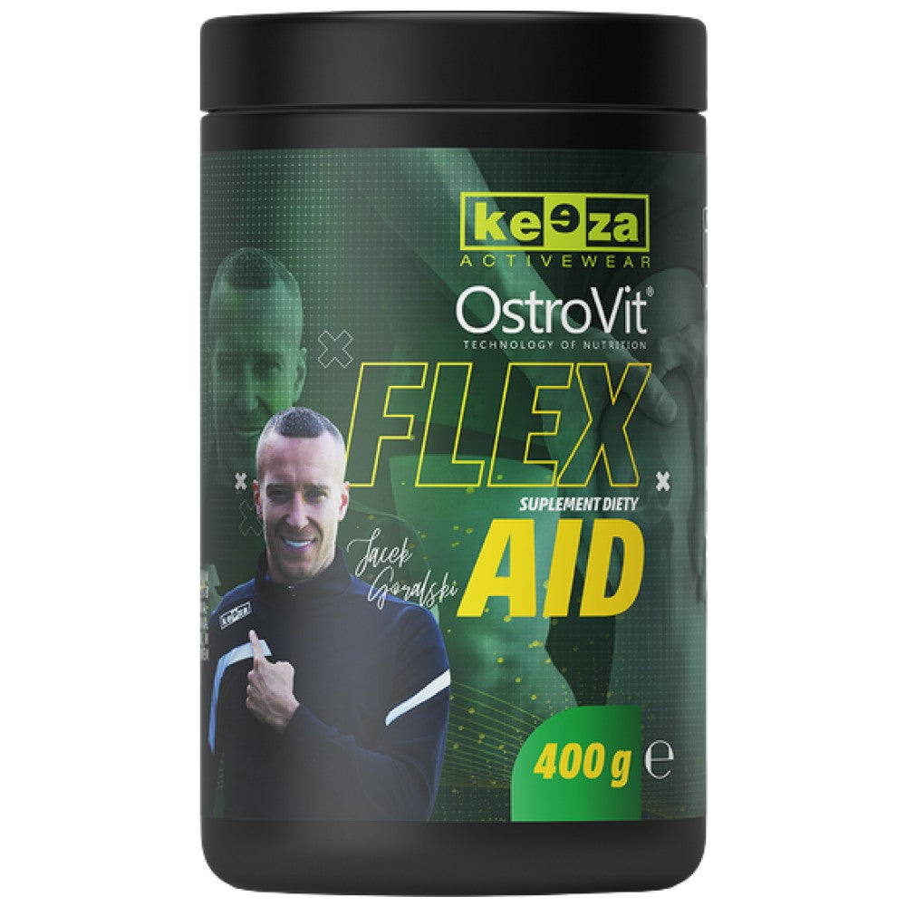 Flex Aid - KEEZA | Kollagen + Glucosamin, Chondroitin, MSM, Hyaluronsäure 400 Gramm