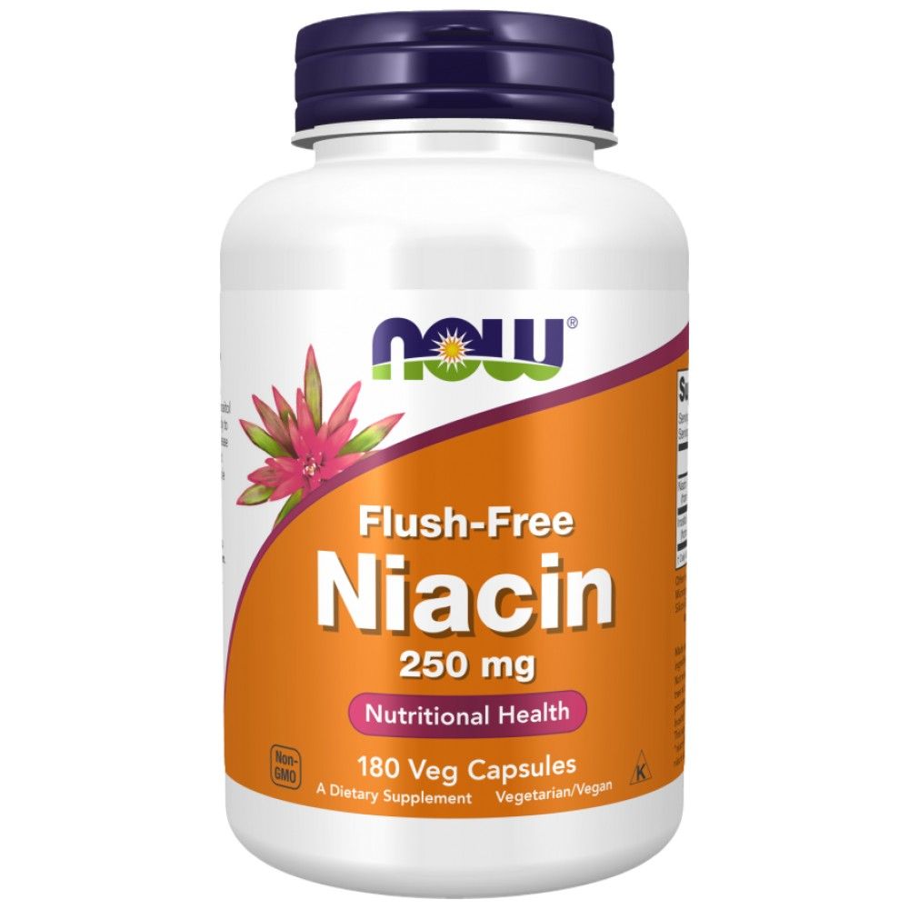 Flush-Free Niacin 250 mg – 180 Kapseln