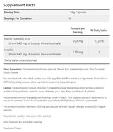 Flush-Free Niacin 500 mg | Doppelte Stärke – 180 Kapseln
