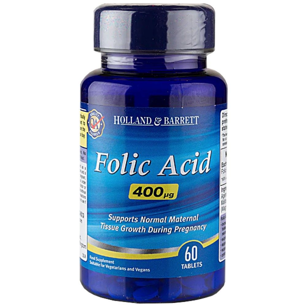 Folsäure 400 µg – 60 Tabletten