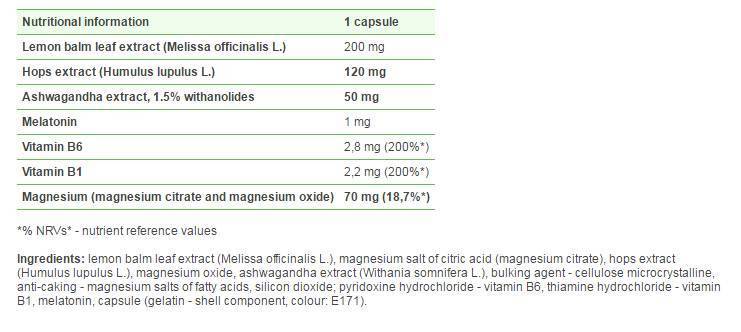 Forsen Forte + Melatonin 1 mg – 30 Kapseln
