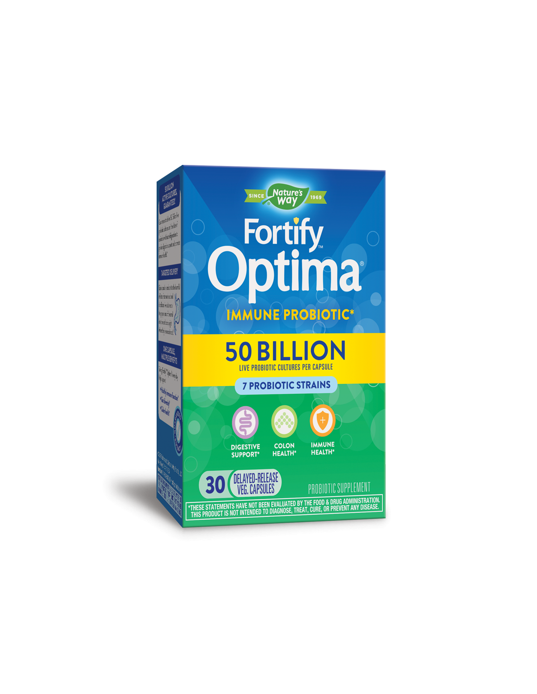 Probiotikum für die Gesundheit des Immunsystems – Fortify Optima Immune Probiotic 50 Milliarden aktive Probiotika, 30 Kapseln