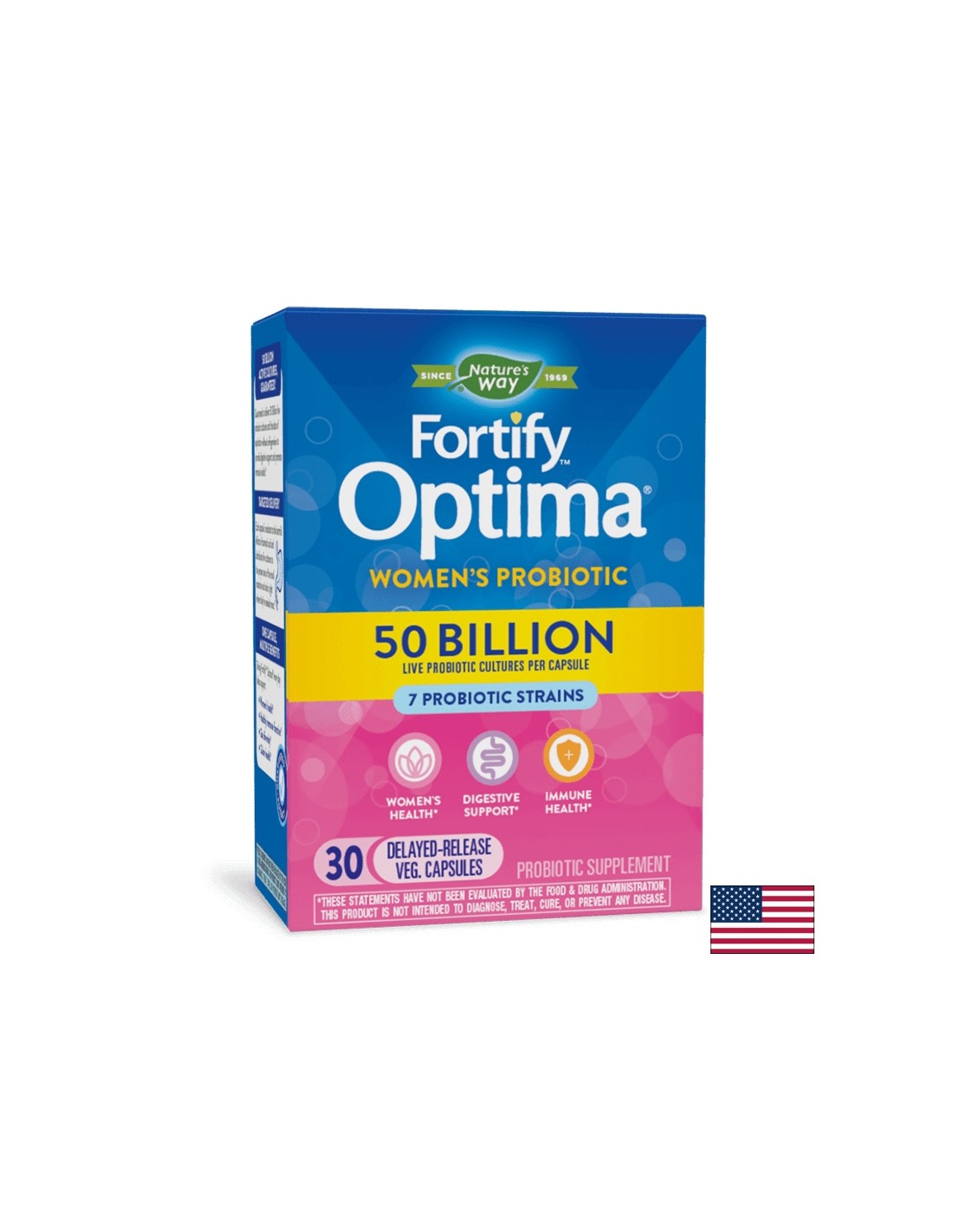 Fortify Optima Women's Probiotic, 50 Milliarden aktive Probiotika, 30 Kapseln