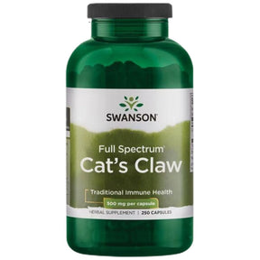 Full Spectrum Cat's Claw 500 mg - 250 capsules - Nutra Best Europe