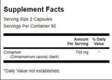 Vollspektrum-Zimt 375 mg – 180 Kapseln