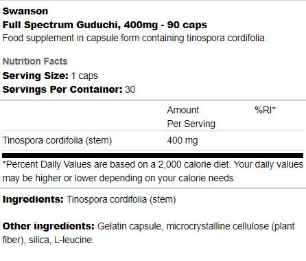 Vollspektrum Guduchi 400 mg 90 Kapseln