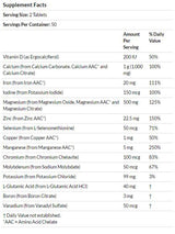 Vollspektrum-Mineralien – 100 Tabletten