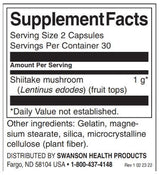 Vollspektrum-Shiitake-Pilz 500 mg – 60 Kapseln