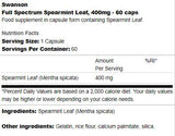 Full Spectrum Spearmint Leaf 400 mg 60 Kapseln