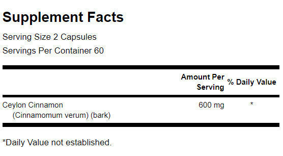 Vollspektrum-Zimt 300 mg – 120 Kapseln