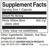 Vollspektrum-Weißweidenrinde 400 mg/90 Kapseln – 0