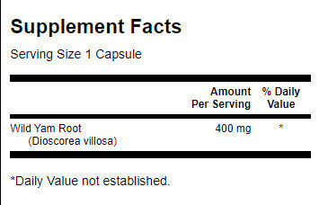 Vollspektrum Wild Yam 400 mg – 60 Kapseln