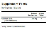 Vollspektrum Wild Yam 400 mg – 60 Kapseln