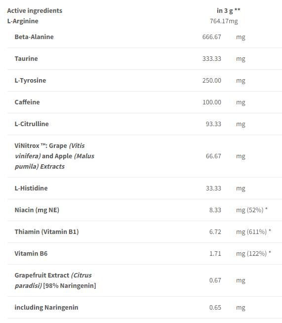 Ausdauer bei voller Geschwindigkeit | Erweiterte Pre-Start-Formel – 240 Gramm