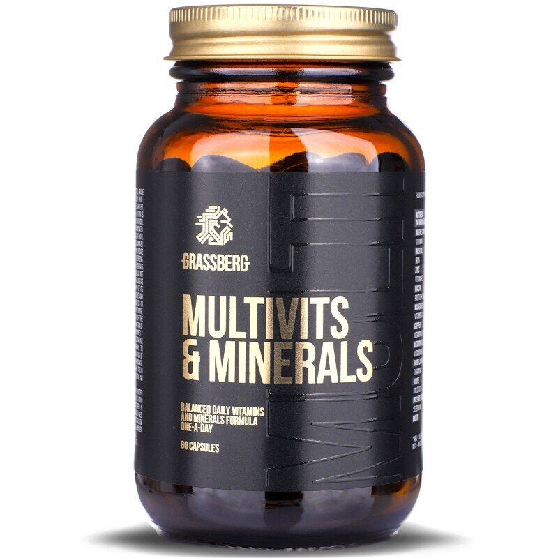 GRASSBERG Multivitamine &amp; Mineralien (60 Kapseln)