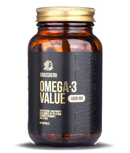 GRASSBERG Omega-3-Wert 1000 mg 60/90/120/Kapseln