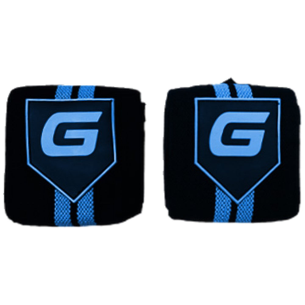 Gaspari Handgelenkbandagen | Trainingsschmuck – Schwarz und Blau