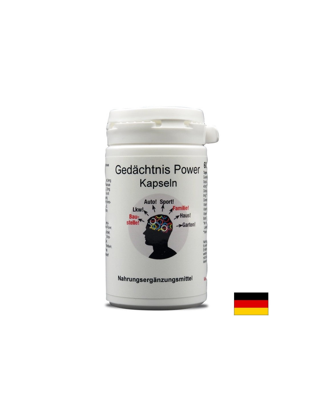Gedächtnis Power – Formel für Gedächtnis und Konzentration, 60 Kapseln <tc>Karl Minck</tc>
