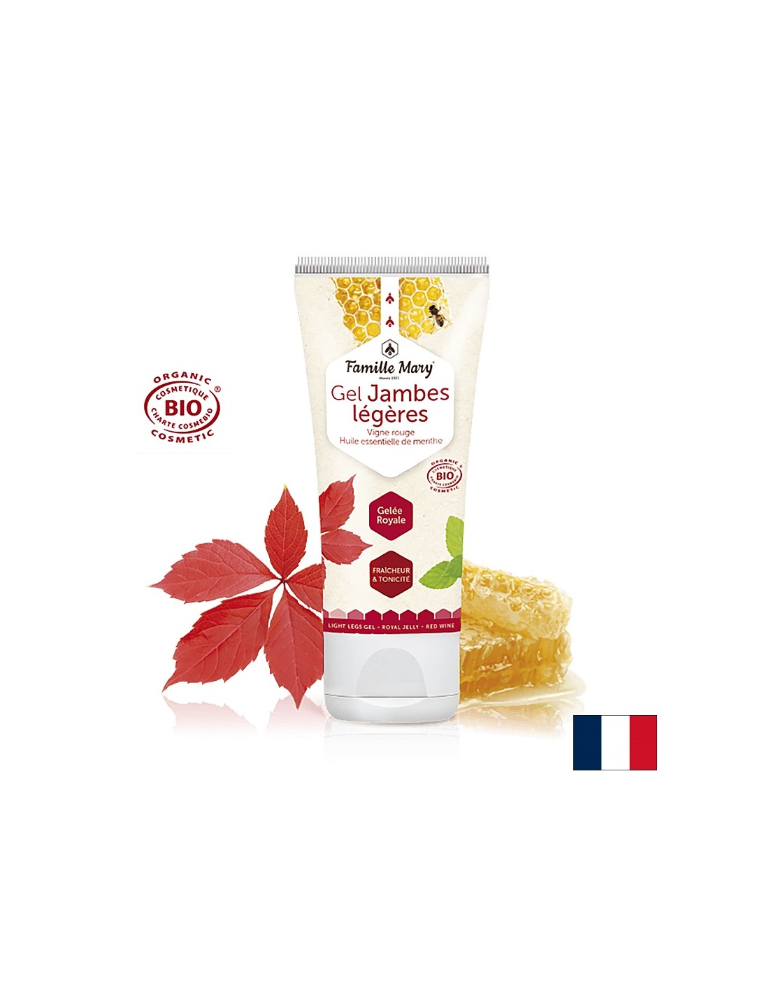 Entspannendes Gel für „leichte“ Beine – Gel jambes legeres bio, 100 ml