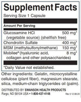 Glucosamin, Chondroitin und MSM mit Hyaluronsäure und Kollagen – 90 Kapseln