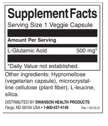 Glutaminsäure 500 mg – 60 Kapseln
