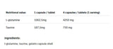Glutamin 1250 XtraCaps – 360 Kapseln