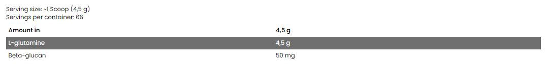 Glutamin/pharmazeutische Qualität – 300 Gramm