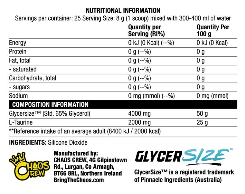 Glycerquell | Stimulationsfreies Pre-Workout – 200 Gramm