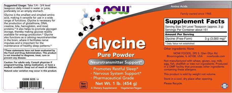 Glycinpulver – 454 Gramm