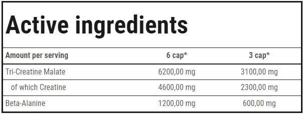 Goldkern CM3 1300 | Tri-Kreatin-Malat-Kapseln – 90 Kapseln