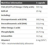 Gold Omega 3 65 % + Krillöl 60 Kapseln