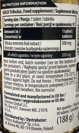 Gold Tribulus 500 mg – 90 Tabletten