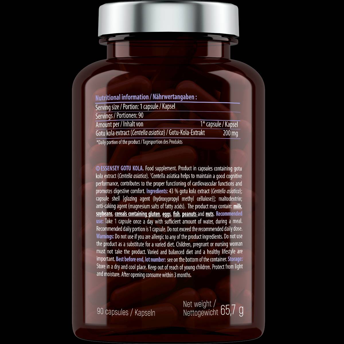 Gotu Kola 200 mg – 90 Kapseln