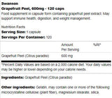 Grapefruitschale 600 mg 120 Kapseln